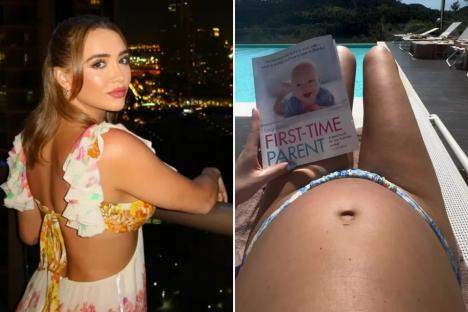 All the ways Love Island’s Georgia Harrison hid her first pregnancy from oversized clothing to clever camera angles