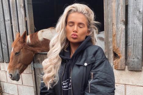 Horrifying moment Molly-Mae is thrown from horse into fence as terrified pals ask ‘can you breathe?’