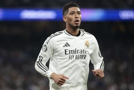 Jude Bellingham of Real Madrid during a Champions League match.