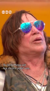 Screenshot of Mickey facing the first public vote.