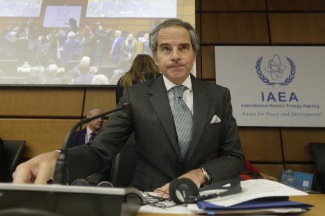 Rafael Grossi, IAEA Director General, at a meeting.