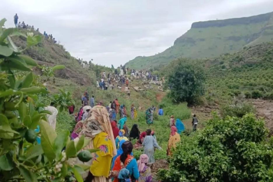 At least 1,000 dead as village wiped out by landslide leaving one sole survivor after rainstorm lashes Sudan
