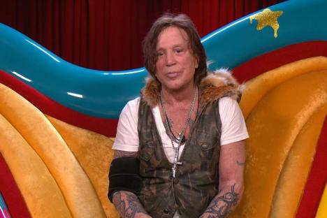Watch Celebrity Big Brother’s Mickey Rourke forget who housemate is just days after he was axed from ITV show