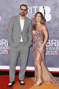 Danny Dyer and Dani Dyer at the BRIT Awards 2025.