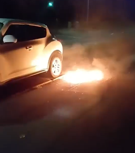 Man in his 30s injured after being ‘hit with petrol bomb while putting up St George’s flags