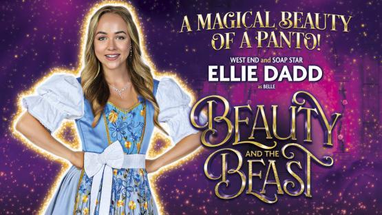 Promotional image of Ellie Dadd as Belle in Beauty and the Beast.