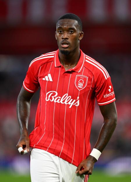 NOTTINGHAM, ENGLAND - AUGUST 05: Callum Hudson-Odoi of Nottingham Forest looks on during the pre-season friendly match between Nottingham Forest and ACF Fiorentina at City Ground on August 05, 2025 in Nottingham, England. (Photo by Clive Mason/Getty Images)