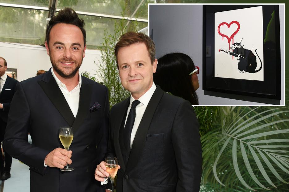 Mystery as Banksy collectors Ant and Dec sue top modern art dealer
