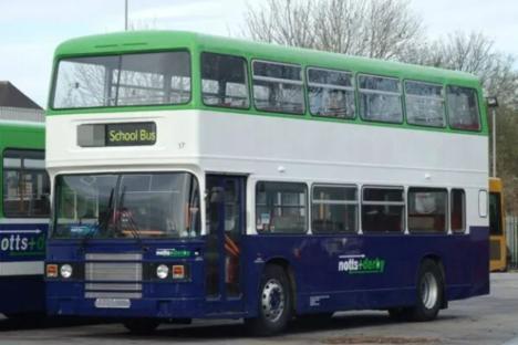 Horror as boy plunges from top of double-decker bus on way home from school after falling out of WINDOW onto main road