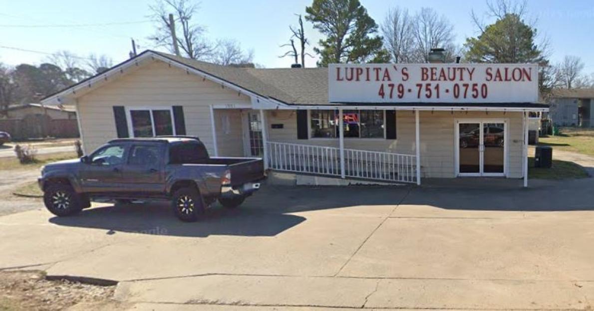 Lupita's Beauty Salon with phone number.