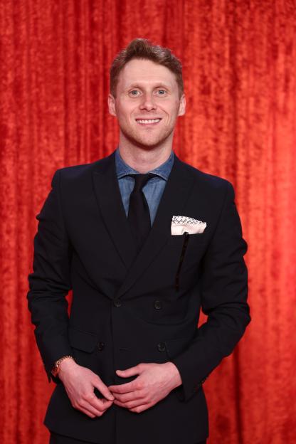 Jamie Borthwick at the British Soap Awards.