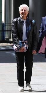 Christel Naish outside the High Court.