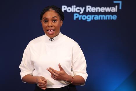 Kemi Badenoch launching the Conservative Party’s Policy Renewal Programme.