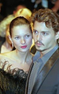 Johnny Depp and Kate Moss at the Cannes Film Festival.