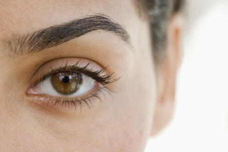 Close-up of a woman's eye.