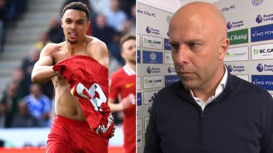 ‘It would be ridiculous’ – Liverpool boss Slot slams fans questioning Alexander-Arnold as transfer rumours grow