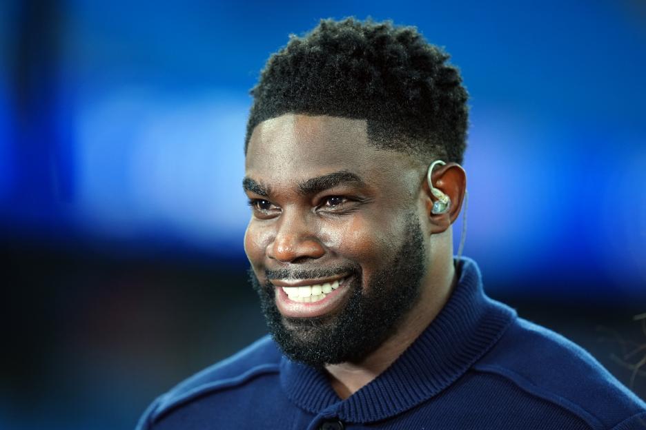 Television sports presenter Micah Richards.