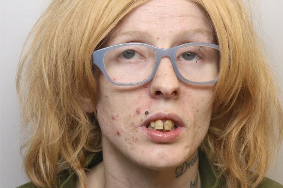 Mugshot of Katie Bland.