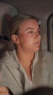 Molly-Mae Hague in a car.