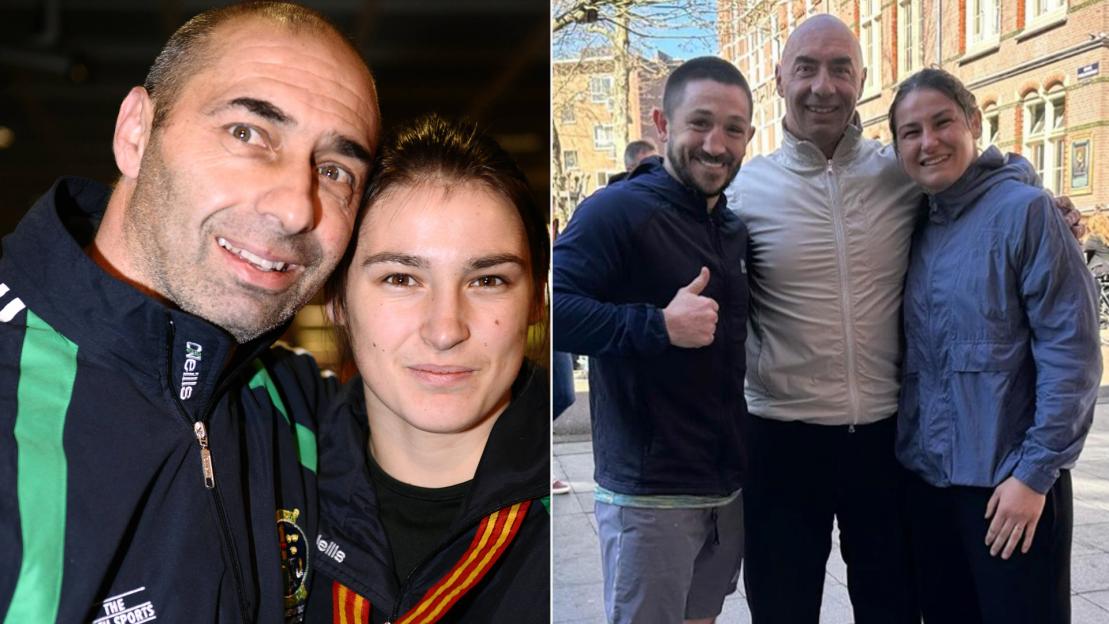 Katie Taylor emotionally reconciles with dad Pete after NINE YEARS and welcomes him back for Amanda Serrano trilogy