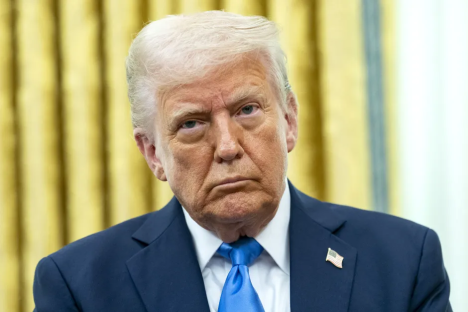 Portrait of Donald Trump.