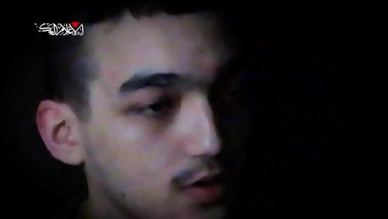 Screengrab of Edan Alexander, an Israeli-American hostage, pleading for his release.