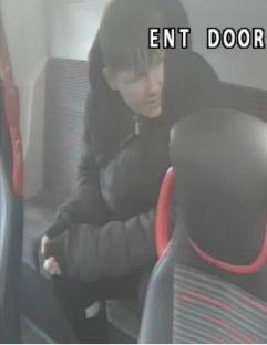 Image of missing 14-year-old boy on a bus.
