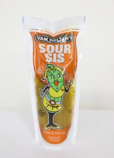 Package of Van Holten's Sour Sis pickle.