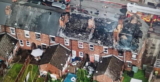Exploding vape sets fire to FOUR homes as three rushed to hospital in horror blaze