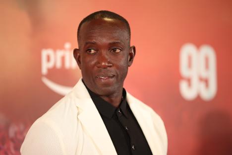 Dwight Yorke at the premiere of the documentary series 