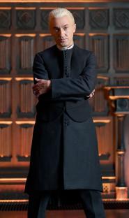 Tom Felton as Draco Malfoy in Harry Potter and the Cursed Child.