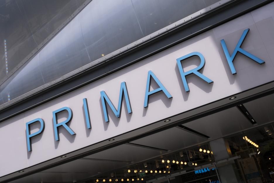 Sign For Clothing Brand Primark