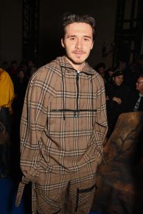 Brooklyn Beckham at a fashion show.