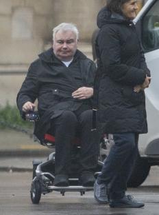 Eamonn Holmes and Katie Alexander arriving at the Louvre in Paris.