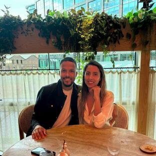 Who is Joe Thompson’s wife Chantelle Perry and how many children did she share with the late Man Utd footballer?