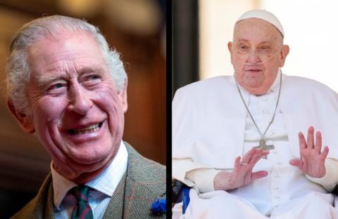 King Charles visits Pope Francis at Vatican