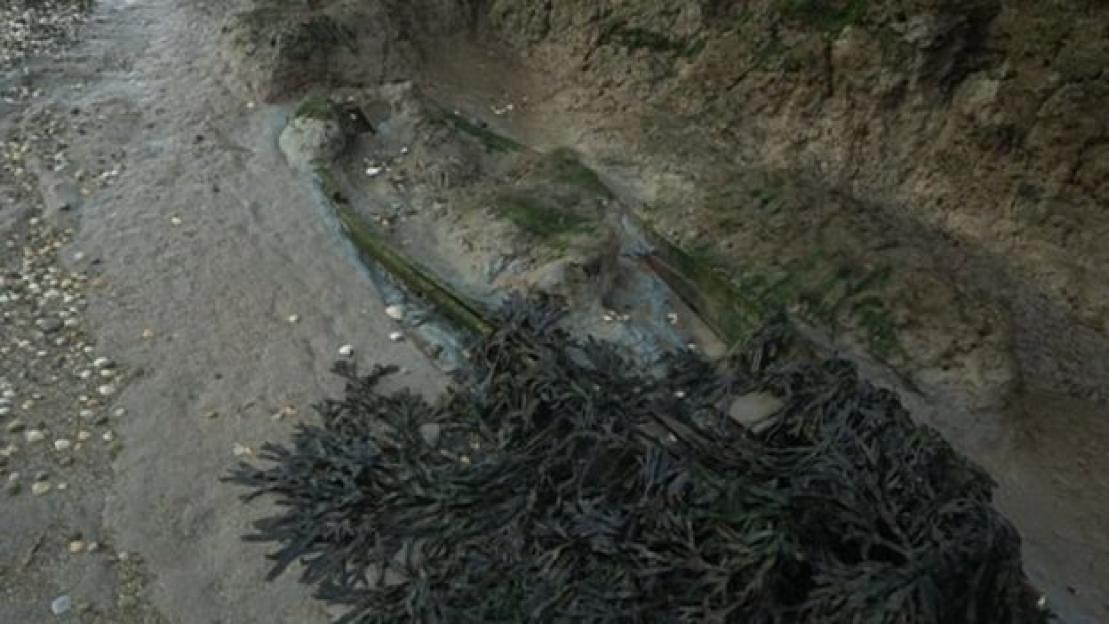 Human remains potentially ‘containing contagious diseases’ are slowly being revealed on creepy UK island