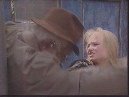 Emma Bunton as a mugger in a scene from EastEnders.