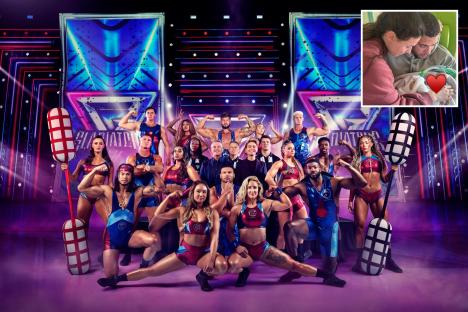 Gladiators pay tribute as Steel star Zack George reveals his baby has passed away days after premature birth