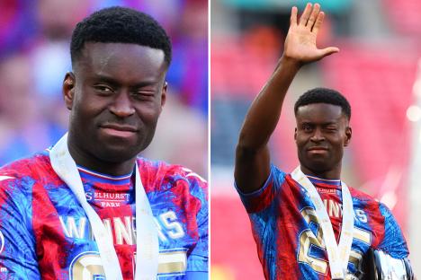 Marc Guehi rushed to hospital after FA Cup final amid fears Crystal Palace captain suffered fractured eye socket