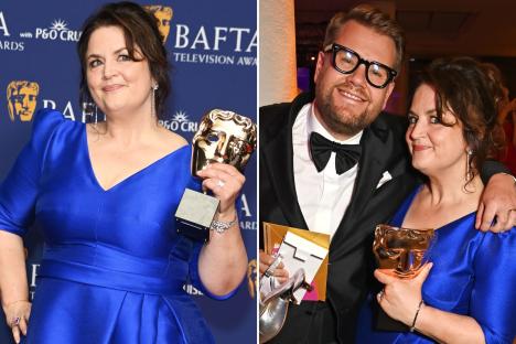 Ruth Jones reveals she’s planning a new project with James Corden after winning TV Bafta and bringing Nessa back