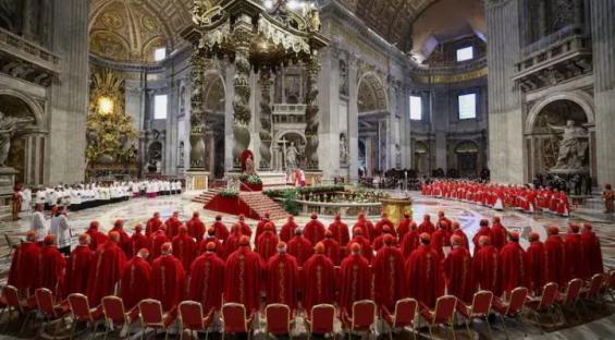Holy mass begins as Conclave prepares to elect new Pope