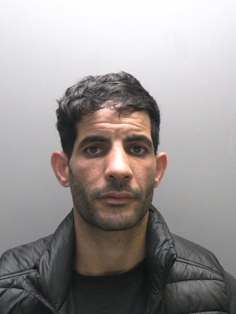 Mugshot of Oussama Fadage.