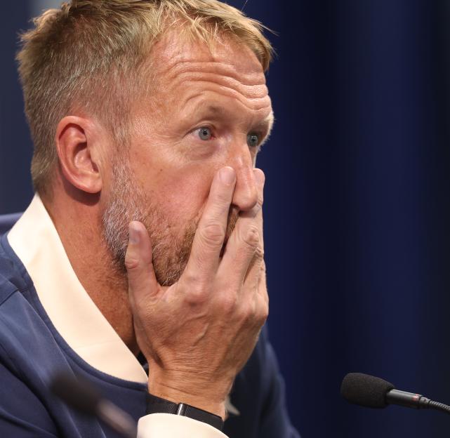 Graham Potter, West Ham United manager, at a press conference.