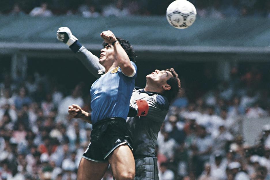 Most memorable football moments from Maradona’s ‘Hand of God’ to Beckham’s ’98 red card, survey shows