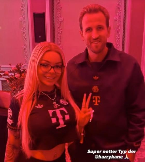 Harry Kane Celebrates Bayern Munich Victory with Bold Rapper Known for Controversial TV Moments and Sliding into Footballers' DMs