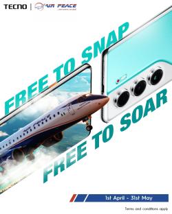 Discover the Exciting Giveaway Offer from TECNO CAMON 40 and Air Peace Airlines!