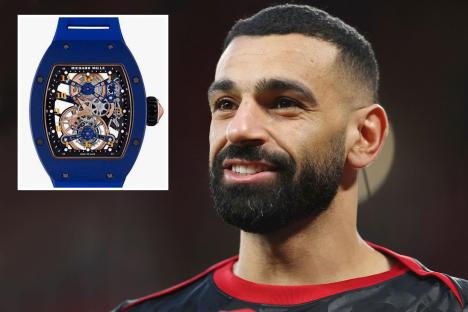 Mo Salah wears luxury £730,000 watch for Liverpool contract announcement as he seals new deal in style