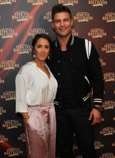 Janette Manrara and Aljaz Skorjanec at the Strictly Ballroom The Musical press night.