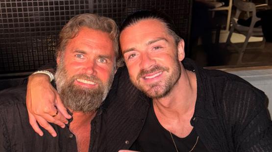 ‘Starstruck’ Jack Grealish poses with unrecognisable Premier League icon and calls him ‘one of my boyhood heroes’